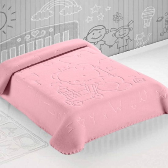 ΚΟΥΒΕΡΤΑ ΙΣΠΑΝΙΑΣ ΚΟΥΝΙΑΣ 110X140 BELPLA STER 521 PINK