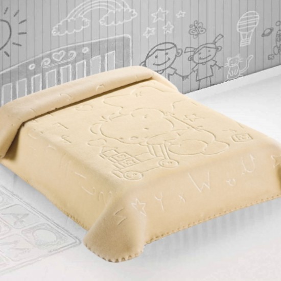 ΚΟΥΒΕΡΤΑ ΙΣΠΑΝΙΑΣ ΚΟΥΝΙΑΣ 110X140 BELPLA STER 521 BEIGE