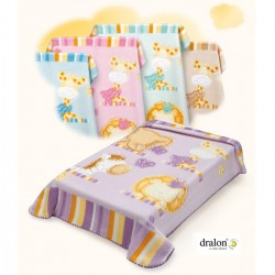 ΚΟΥΒΕΡΤΑ ΙΣΠΑΝΙΑΣ ΑΓΚΑΛΙΑΣ 80X110 BELPLA DRALON 542 - LILA