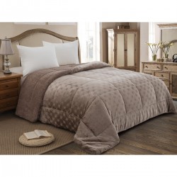 ΚΟΥΒΕΡΤΟΠΑΠΛΩΜΑ ΜΟΝΟ 160X240 ADAM HOME (825) MOCHA