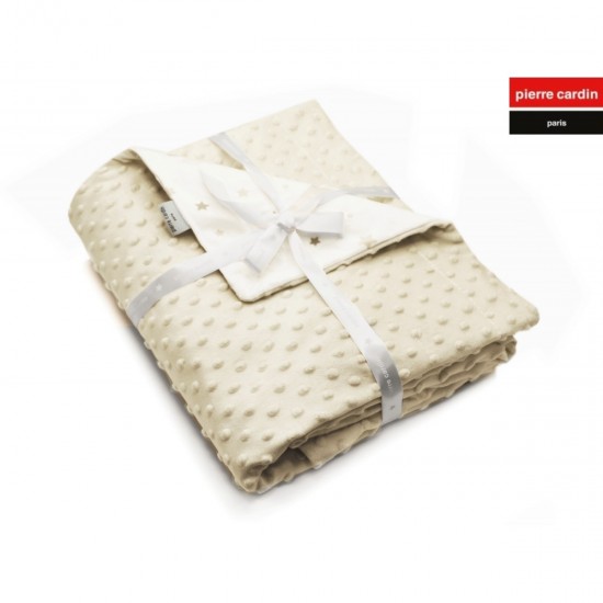 ΚΟΥΒΕΡΤΑ ΚΟΥΝΙΑΣ SOFT PLUS FLEECE 110X140 PIERRE CARDIN TOPPY BEIGE