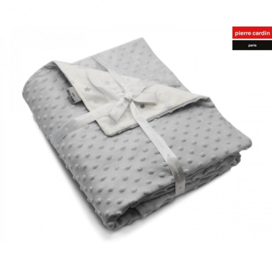 ΚΟΥΒΕΡΤΑ ΑΓΚΑΛΙΑΣ SOFT PLUS FLEECE 80X110 PIERRE CARDIN TOPPY GREY