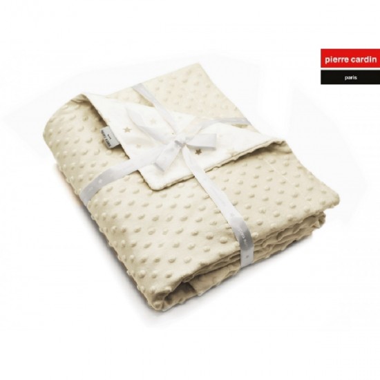 ΚΟΥΒΕΡΤΑ ΑΓΚΑΛΙΑΣ SOFT PLUS FLEECE 80X110 PIERRE CARDIN TOPPY BEIGE