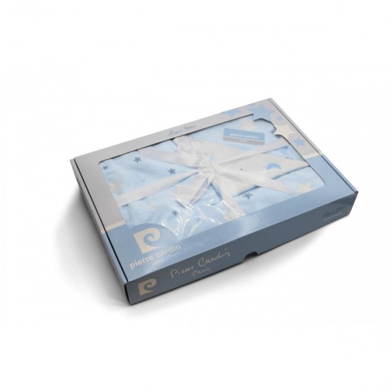 ΚΟΥΒΕΡΤΑ ΑΓΚΑΛΙΑΣ SOFT PLUS FLEECE 80X110 PIERRE CARDIN MOON BLUE