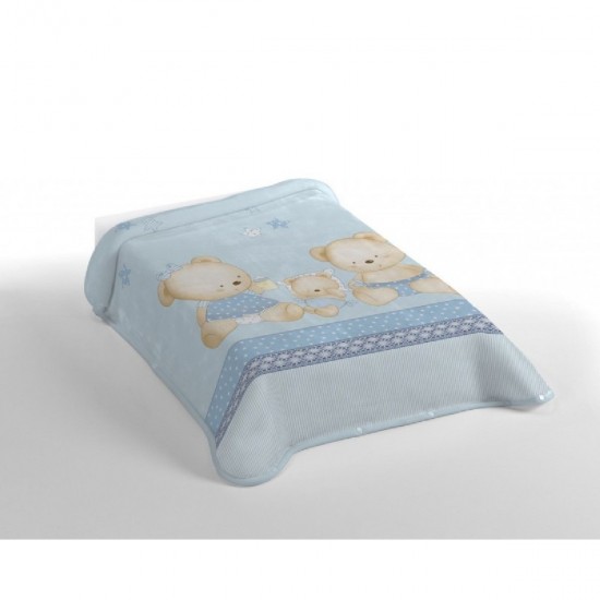 ΚΟΥΒΕΡΤΑ ΙΣΠΑΝΙΑΣ ΥΠΝΟΣΑΚΟΣ 80Χ90 BELPLA STER 663 - BLUE