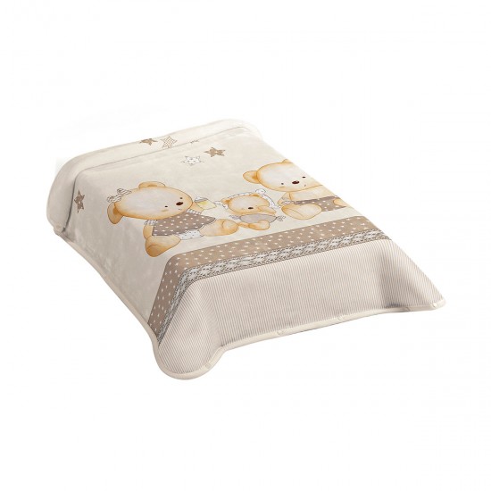 ΚΟΥΒΕΡΤΑ ΙΣΠΑΝΙΑΣ ΥΠΝΟΣΑΚΟΣ 80Χ90 BELPLA STER 663 - BEIGE