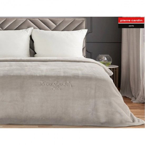 ΚΟΥΒΕΡΤΑ ΥΠΕΡΔΙΠΛΗ 220X240 PIERRE CARDIN NANCY 545 TAUPE(55)