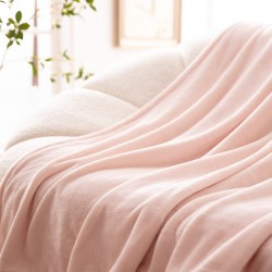 ΚΟΥΒΕΡΤΑ ΚΑΝΑΠΕ / ΔΙΑΚΟΣΜΗΤΙΚΟ ΡΙΧΤΑΡΙ (130X160) LIGHT PINK