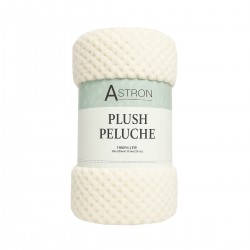 ΚΟΥΒΕΡΤΑ ΚΑΝΑΠΕ / ΔΙΑΚΟΣΜΗΤΙΚΟ ΡΙΧΤΑΡΙ (130X160) ΟFF WHITE