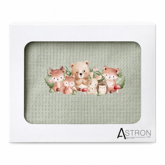 ΒΡΕΦΙΚΗ ΚΟΥΒΕΡΤΑ ΠΙΚΕ ΚΟΥΝΙΑΣ 110 Χ 140 WHITE