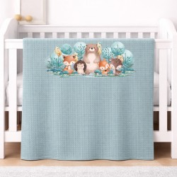 ΒΡΕΦΙΚΗ ΚΟΥΒΕΡΤΑ ΠΙΚΕ ΚΟΥΝΙΑΣ 110 Χ 140 BEIGE