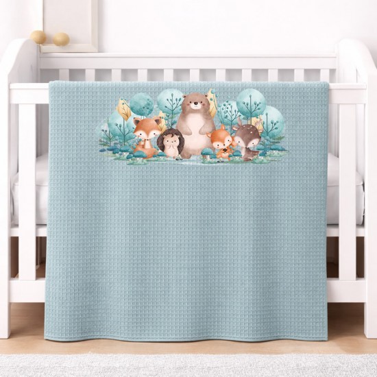 ΒΡΕΦΙΚΗ ΚΟΥΒΕΡΤΑ ΠΙΚΕ ΚΟΥΝΙΑΣ 110 Χ 140 BEIGE