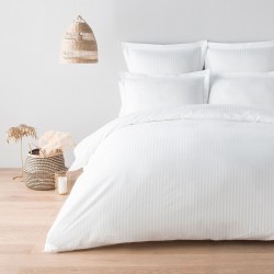 ΣΕΝΤΟΝΙ ΞΕΝΟΔΟΧΕΙΟΥ ΣΑΤΕΝ-ΡΙΓΑ 250X280  80%COTTON 20%POLYESTER  ΠΕΝΝΙΕ 220TC