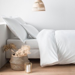 ΣΕΝΤΟΝΙ ΞΕΝΟΔΟΧΕΙΟΥ ΣΑΤΕΝ-ΡΙΓΑ 250X280  80%COTTON 20%POLYESTER  ΠΕΝΝΙΕ 220TC