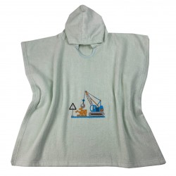 ΠΑΙΔΙΚΟ ΠΟΝΤΣΟ 2-4 ΕΤΩΝ EXCAVATORS 55X110