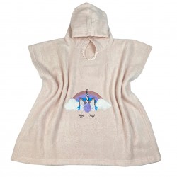 ΠΑΙΔΙΚΟ ΠΟΝΤΣΟ 2-4 ΕΤΩΝ OVER THE RAINBOW 55X110