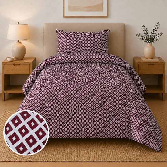 ΠΑΠΛΩΜΑ ΜΟΝΟ 160X240 ARIEL REDWINE