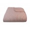 ΚΟΥΒΕΡΛΙ ΥΠΕΡΔΙΠΛΑ 220X240 STRIPE DUSTY ROSE