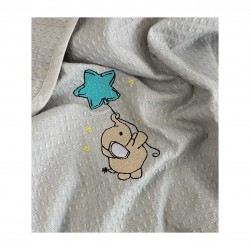 ΚΟΥΒΕΡΤΑ ΠΙΚΕ ΑΓΚΑΛΙΑΣ & ΛΙΚΝΟΥ 80 Χ 110 GREY