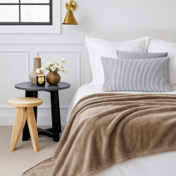 ΚΟΥΒΕΡΤΑ ΒΕΛΟΥΤΕ ΥΠΕΡΔΙΠΛΗ BEIGE