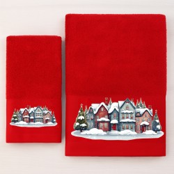 ΧΡΙΣΤΟΥΓΕΝΝΙΑΤΙΚΕΣ ΠΕΤΣΕΤΕΣ (ΣΕΤ 2 ΤΕΜ.) CHRISTMAS HOUSES