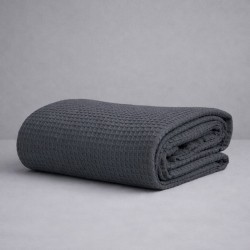 ΚΟΥΒΕΡΤΑ ΠΙΚΕ ΥΠΕΡ/ΠΛΗ WAFFLE 230Χ245 DARK GREY