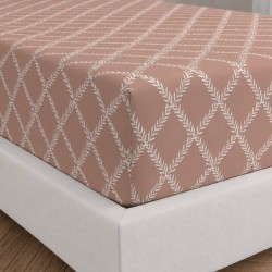 ΣΕΝΤΟΝΙΑ ΜΟΝΑ (ΣΕΤ) ΜΕ ΛΑΣΤΙΧΟ (100X200+30) LUCIA CHOCOLAT
