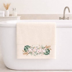 ΠΕΤΣΕΤΑ ΜΠΑΝΙΟΥ 70×140 BOHO ECRU
