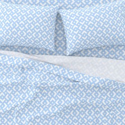ΣΕΤ ΣΕΝΤΟΝΙΑ ΜΟΝΑ 2Χ(1.75Χ2,60)+1Χ(52Χ72) CHIARA BLUE