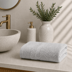 ΠΕΤΣΕΤΑ ΠΡΟΣΩΠΟΥ 50×90 LIGHT GREY