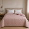ΚΟΥΒΕΡΛΙ ΥΠΕΡΔΙΠΛΑ 220X240 PIED DE POULE DUSTY ROSE