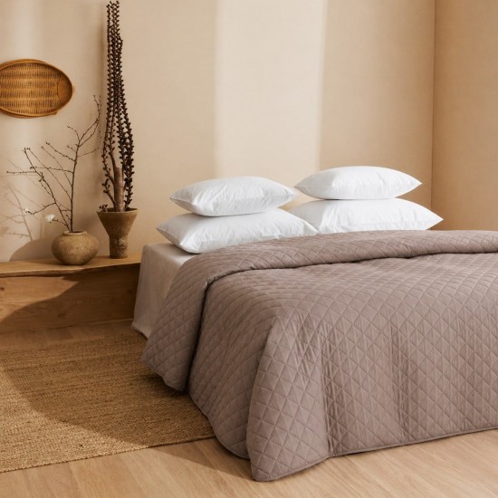 ΚΟΥΒΕΡΛΙ ΜΟΝΟ ΞΕΝΟΔΟΧΕΙΟΥ BEIGE