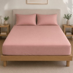 ΣΕΝΤΟΝΙ ΜΕ ΛΑΣΤΙΧΟ ΠΕΝΝΙΕ DUSTY ROSE (1.80X2.00+0.40)