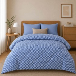 ΠΑΠΛΩΜΑ ΥΠΕΡΔΙΠΛΟ 220X240 ARIEL BLUE