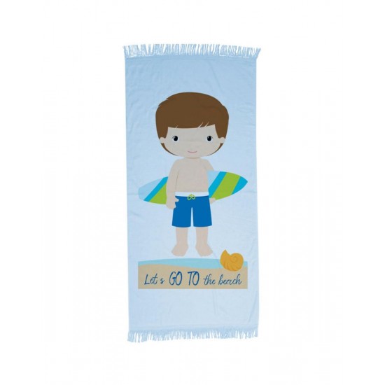 Πετσέτα Παρεό Borea 70x140 - Boy Ciel