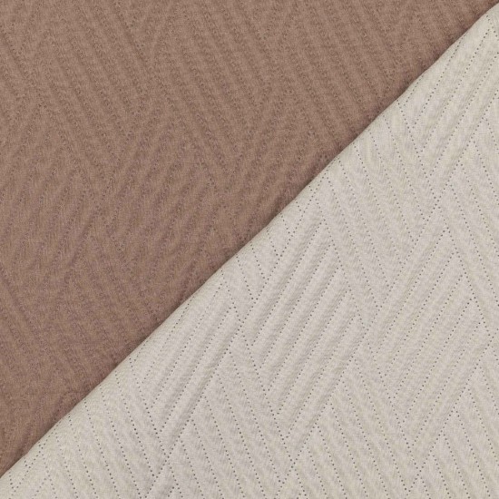 Κουβερλί Μονό 160x240 Diamand  Γκρι / Γκρι Σκούρο