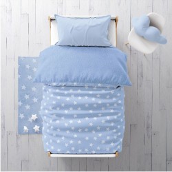 Κουβερτοπάπλωμα Μονό 160x220 - Starlight Σιέλ