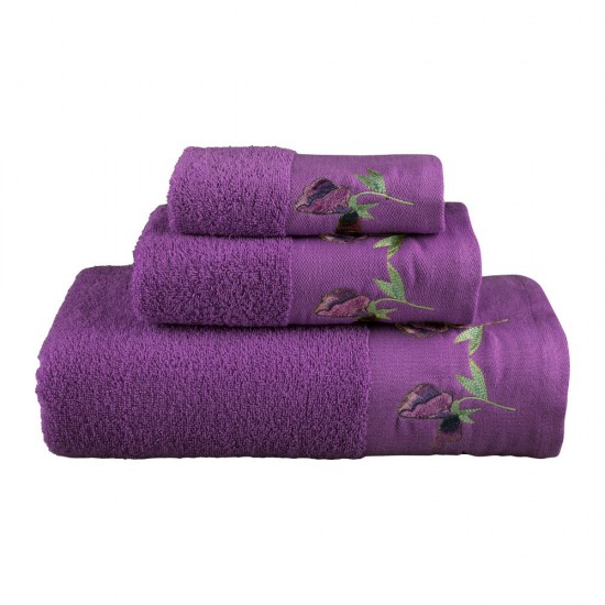 Σετ Πετσέτες 3 Τεμ. (30X50 - 50X90 - 70X140) - Sweet Pea Ώχρα