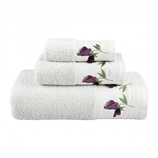 Σετ Πετσέτες 3 Τεμ. (30X50 - 50X90 - 70X140) - Sweet Pea Ώχρα