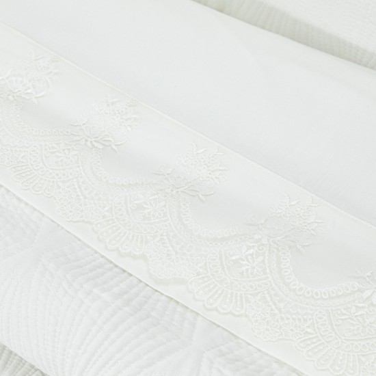 Σετ Σεντόνια Υπέρδιπλα 240x280  Ερατώ Εκρού