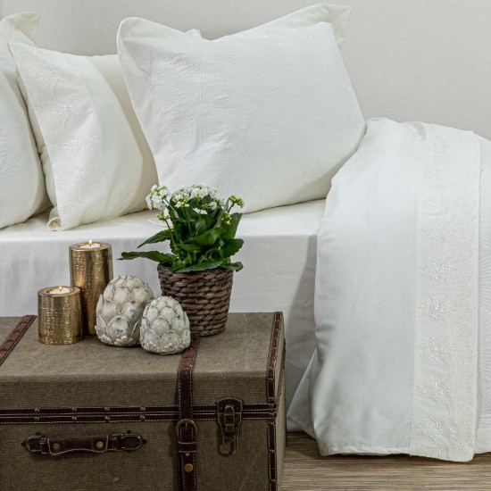 Σετ Σεντόνια Υπέρδιπλα 240x280  Ερατώ Εκρού