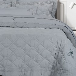 GREENWICH POLO CLUB ΚΟΥΒΕΡΛΙ ΥΠΕΡΔΙΠΛΟ ΣΕΤ 2163 GREY