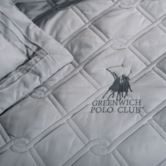 GREENWICH POLO CLUB ΚΟΥΒΕΡΛΙ ΥΠΕΡΔΙΠΛΟ ΣΕΤ 2163 GREY