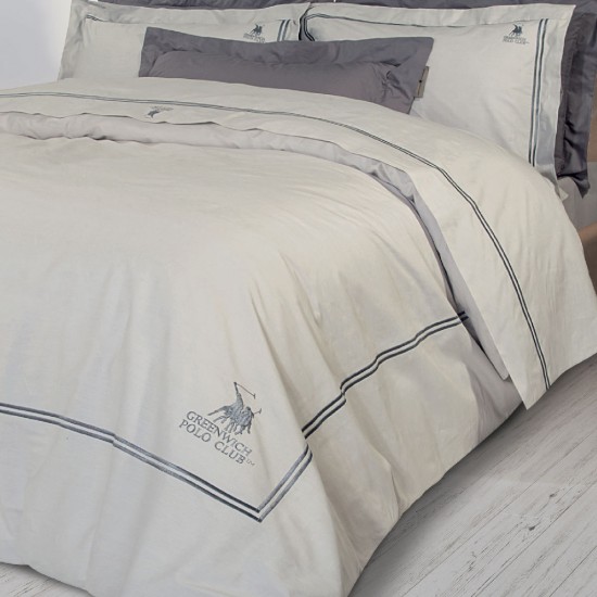 GREENWICH POLO CLUB ΣΕΤ ΣΕΝΤΟΝΙΑ KING 2129 GREY