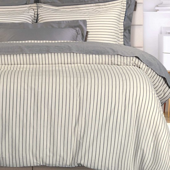 GREENWICH POLO CLUB ΣΕΤ ΣΕΝΤΟΝΙΑ KING ESSENTIAL 2296 GREY, WHITE