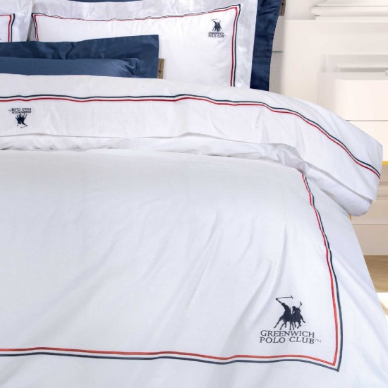 GREENWICH POLO CLUB ΠΑΠΛΩΜΑΤΟΘΗΚΗ ΣΕΤ ΥΠΕΡΔΙΠΛH 2173 ΛΕΥΚΟ GREENWICH POLO CLUB ΠΑΠΛΩΜΑΤΟΘΗΚΗ ΣΕΤ ΥΠΕΡΔΙΠΛH 2173 ΛΕΥΚΟ