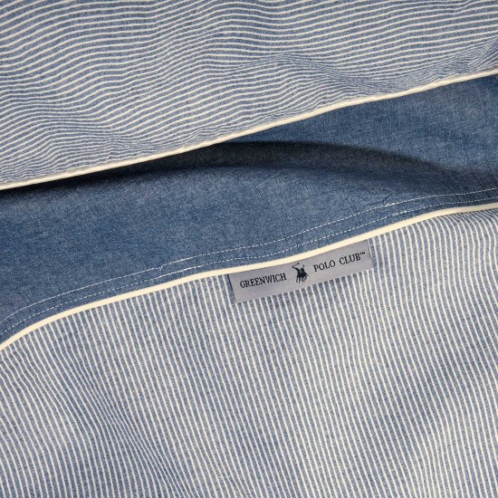 GREENWICH POLO CLUB ΠΑΠΛΩΜΑΤΟΘΗΚΗ ΣΕΤ ΥΠΕΡΔΙΠΛH ESSENTIAL 2294 BLUE