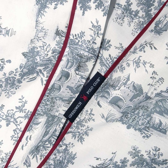 GREENWICH POLO CLUB ΠΑΠΛΩΜΑΤΟΘΗΚΗ ΣΕΤ ΥΠΕΡΔΙΠΛH ESSENTIAL 2362 GREY