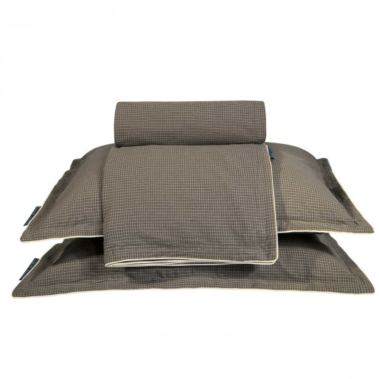 GREENWICH POLO CLUB ΠΑΠΛΩΜΑΤΟΘΗΚΗ ΣΕΤ ΥΠΕΡΔΙΠΛH ESSENTIAL 2375 DARK TAUPE