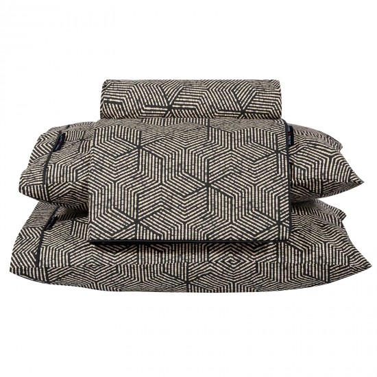 GREENWICH POLO CLUB ΠΑΠΛΩΜΑΤΟΘΗΚΗ ΣΕΤ KING ESSENTIAL 2366 BEIGE, BLACK